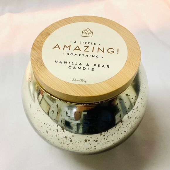 Set of Candle in Spherical Glass and 3 Tealight Votives - Picture 4 of 6